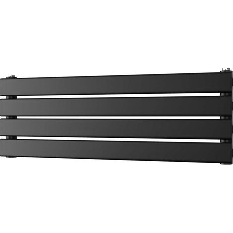 Typhoon Axis - Black Horizontal Radiator H272mm x W800mm Single Panel (1/3)