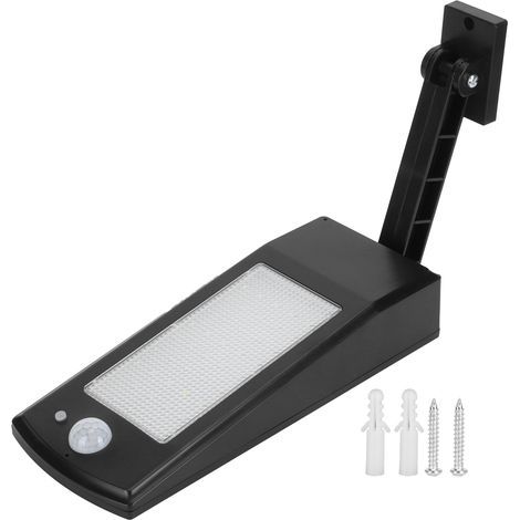 Solar Powered Outdoor Motion Sensor Light for Garden Courtyards, Parks, and Streets - Black (1/5)
