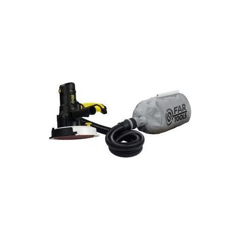 Fartools – Ponceuse orbitale 900W Ø180mm – Vitesse variable 1400-2700tr/min – Fixation autoagrippante – Torche LED pour imperfections (1/10)