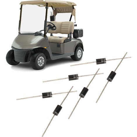 Ensemble de 6 diodes électromagnétiques pour voiturettes de golf EZGO (essence et électrique, modèles 1989 et suivants, sauf DCS) 30353-G1 30353G1 (1/5)