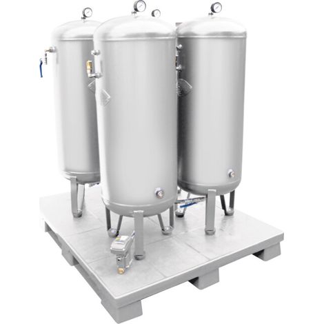 Batterie de chaudières 4 x 90L - 11 bar galvanisé