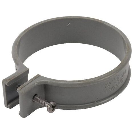 Rohrklammer PVC 80 mm grau UNIVERSAL HWA880801G