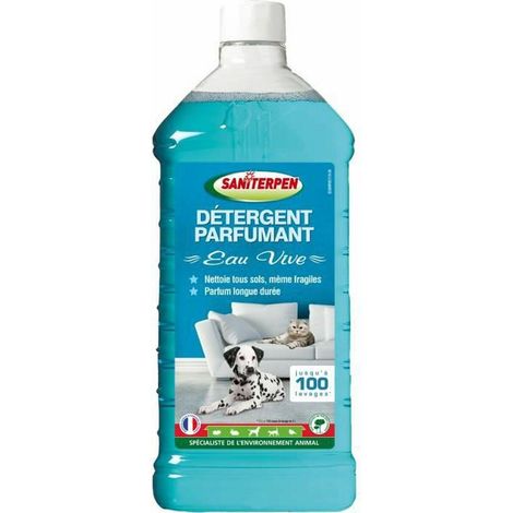 Détergent Saniterpen Eau Vive Nettoyant Désodorisant Puissant, Parfum Frais - Cofra