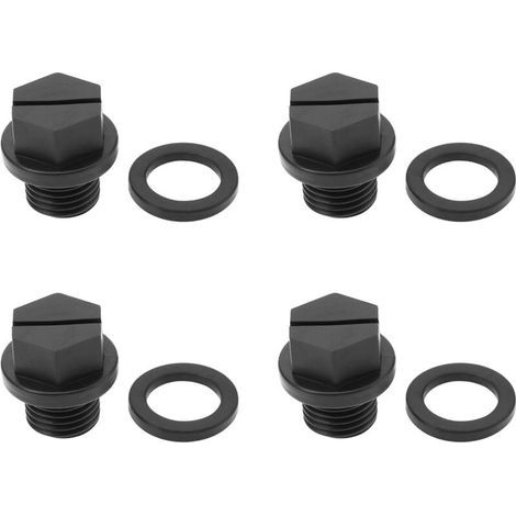 Vier wasserdichte Ablaufdeckel für SPX1700FG Poolpumpen, Abmessungen 19,7 x 18,7 mm, schwarz
