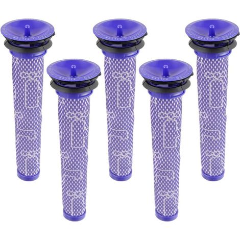 5 Packs Filtre pour Dyson V7, V8, V6, DC58, DC59, DC62, DC74 – Pré-Filtres