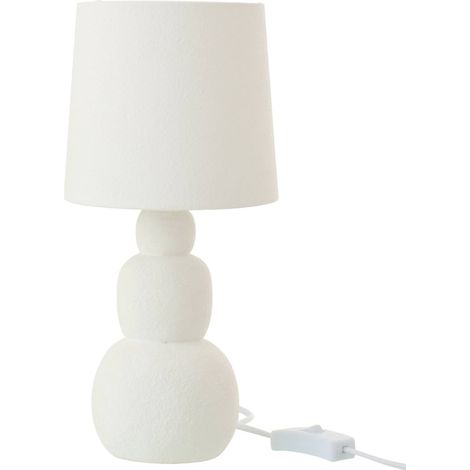 Lampe de table blanche en poterie - blanc (1/5)