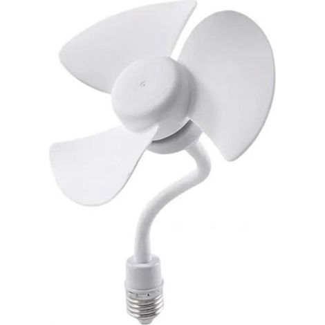 Ventilateur à Douille à Vis Ventilateur de Plafond Compact Ventilateur de Refroidissement à Vis Petit Ventilateur de Table (1/4)