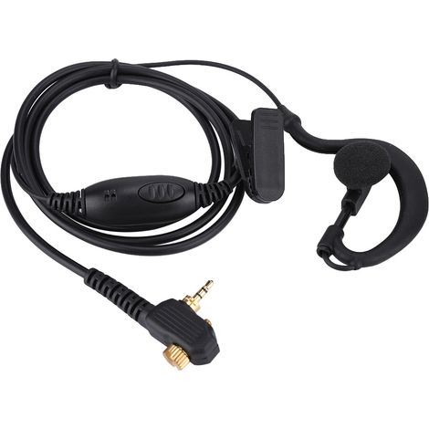 Micro-casque PTT avec oreillette discret pour radio Motorola Tetra MTH800 MTP850, communication mains libres. (1/5)