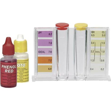 Analizador manual de ph y cloro para piscinas liquido (1/5)