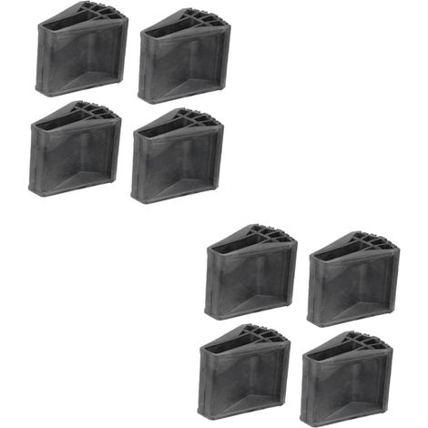 8pièces Lot De Patins Antidérapants Pour Échelle Protections Pliables Pour Sols De Parquet Carrelage Et Moquette (1/5)