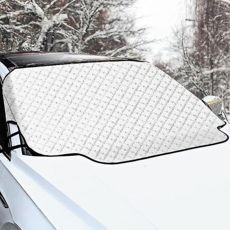 Pellicola protettiva ultra spessa per parabrezza auto – Resistente a neve, ghiaccio, sole, polvere, raggi UV e acqua – Perfettamente adatta per auto e SUV, tutto l'anno, estate/inverno (1/5)