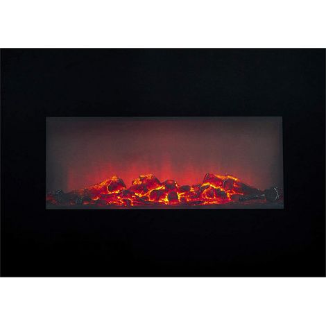 Camino Elettrico A Parete Memphis 1800W Riscaldamento A Muro Con Luce LED (1/5)