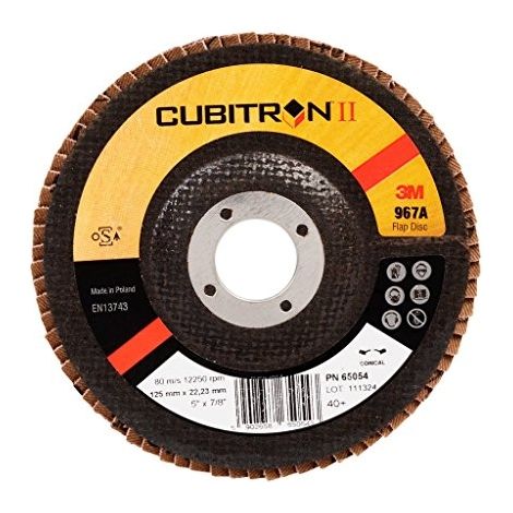 Disco lamellare Cubitron II 967A piano  Ø - mm: 125, Grana: 40 7000104374