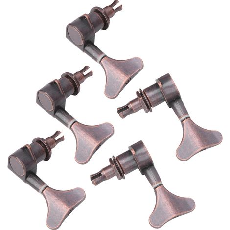 Clé en cuivre rouge à queue de poisson pour guitare basse électrique, jeu de clés 3L2R, accessoire pour basse (1/5)