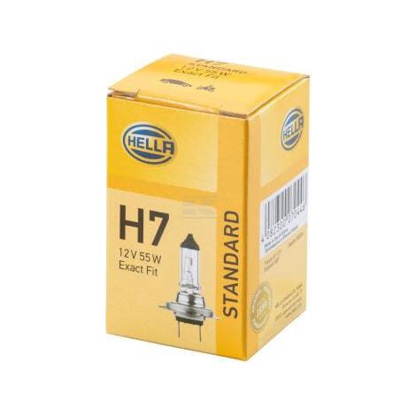 Bombilla Hal贸gena tubular H7 12V 55W PX26d HELLA 8GH007157121