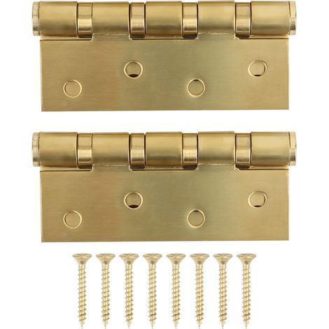 Charnière de porte silencieuse en acier inoxydable, palier domestique, quincaillerie d'ameublement (1/5)