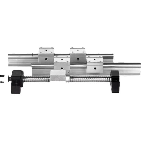 Kit de rail de guidage linéaire CNC, compatibilité SBR20, construction robuste, SBR16-300/1000/1300mm (1/2)