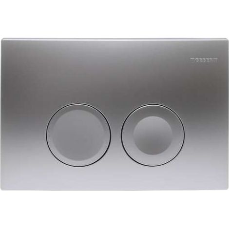 Geberit Delta21 Betätigungsplatte für 2-Mengen Spültechnik matt verchromt 115.125.46.1 (1/7)
