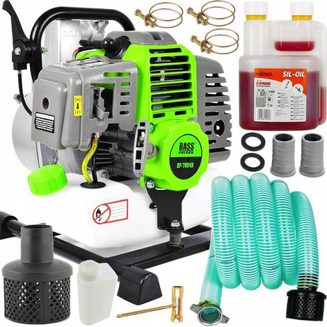 Motopompe essence avec accessoires pour eaux chargées 100l-min