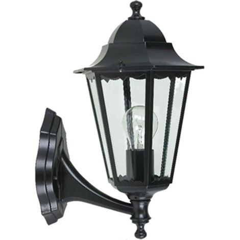 Applique Esterno Sawyer Alluminio Nero Su 1 Luce E27 Ip44 (1/3)