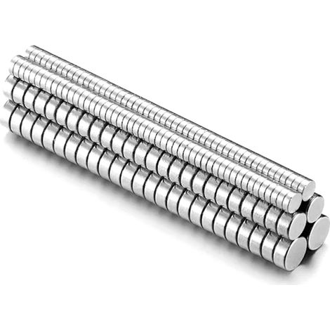 Magnets Ronds - 100 Pièces 3x1 mm - 50 Pièces 4x2 mm - 50 Pièces 5x2 mm - Néodyme - Pour Modèles Réduits Et Projets Créatifs - Lot De 200 (1/5)