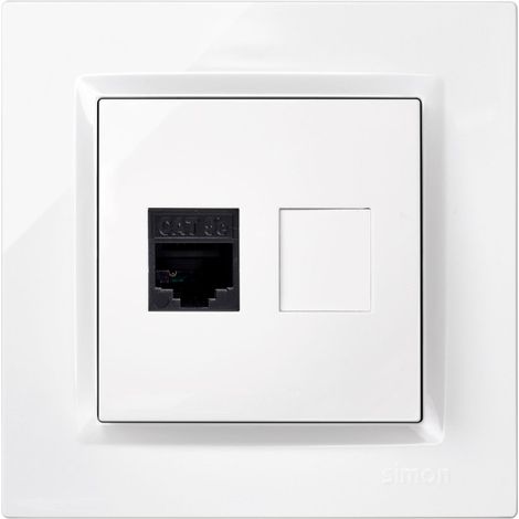 Base Ethernet Rj45 Empotrar Bl Serie 10 Simon (1/3)