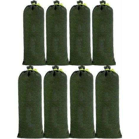 8 sacchi di sabbia in tela anti-allagamento, modelli migliorati, non sbiadiscono, per il drenaggio di garage, negozi, scuole, stazioni, edifici, fabbriche, magazzini, 30-70 cm