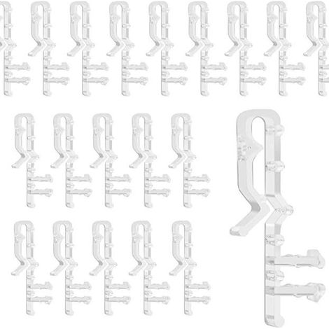 Retail 2-inch transparent decorative Venetian blinds, slatted blinds, decorative panels (20 pieces) (1/5)