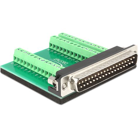 Delock adapter sub-d 37 pin male  terminal block 39 pin