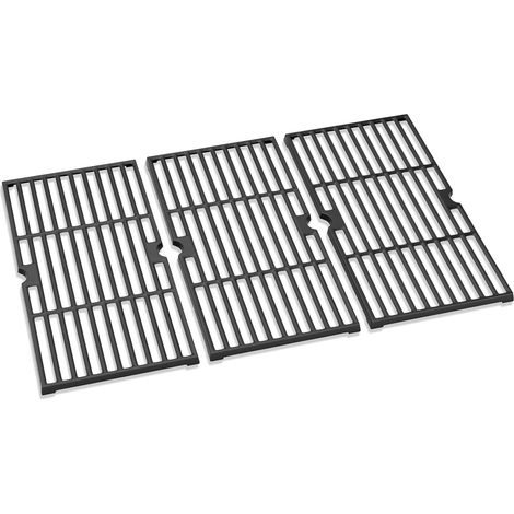 Grilles en fonte 43 x 63 cm pour Charbroil, Enders Boston 3, Enders Monroe 3 Pro, Landmann Triton 3 (1/5)