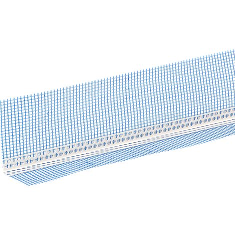 Angolare pvc standard con rete 100x100 mm lunghezza mt. 2,5 (Confezione 50 pz) (1/2)