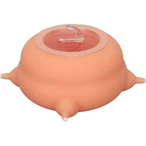 Gamelle pour chiots 200 ml, station d'allaitement simulée avec ventouses, rose, pour plusieurs chiots (1/5)