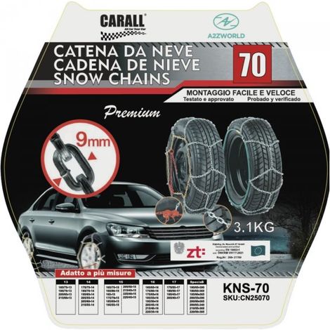 Catena Da Neve 9mm KNS70 Gruppo 70 Omologato ONORM V5117