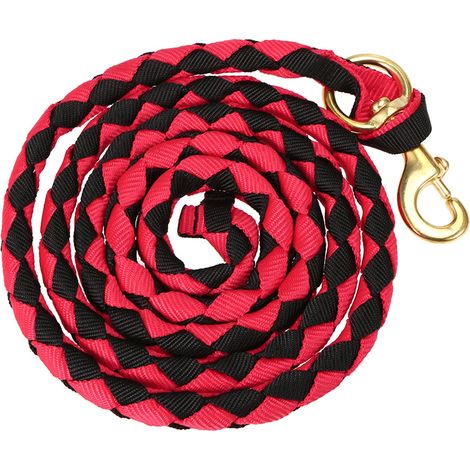 Tresse de tête de corde de cheval tressée avec bouton-pression en laiton 2.0M / 2.5M 3.0M (1/5)