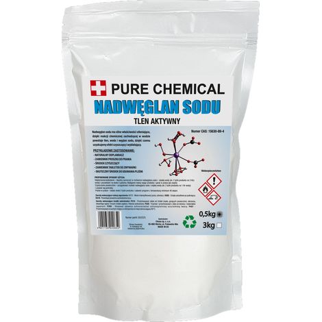 Natriumpercarbonat 0,5 kg - Nettoyage puissant - Écologique - Désinfectant efficace