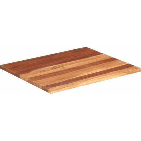 Maison Exclusive - Dessus de table bois massif d'acacia 25-27 mm 60x70 cm (1/5)