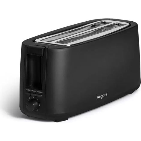 Doppelter Toaster schwarz 14,4 x 38 x 17,2 cm 1400 W