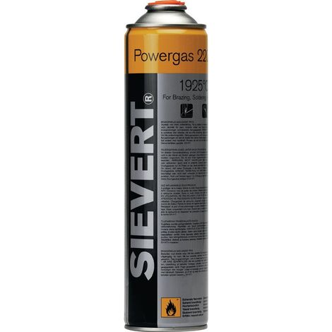 Cartucho roscado Powergas 2204 336g 600 ml 1925GradC SIEVERT