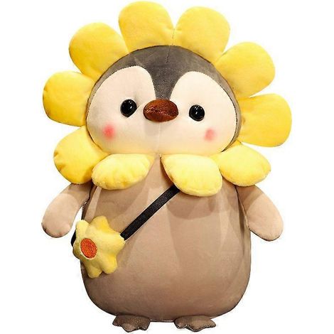 9,8" Adorable pingouin avec nœud papillon, peluche personnalisée, pingouin kawaii tout doux avec tenues à nœud papillon, cadeau pour garçons et filles, décoration (1/5)