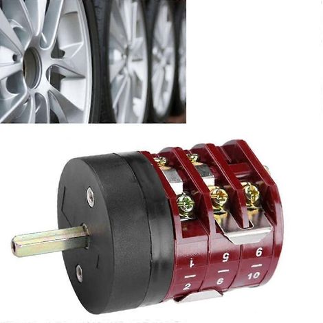 Interrupteurs inverseurs 32A pour machines à pneus de voiture avec protection contre les surcharges, pour une utilisation en garage (1/4)
