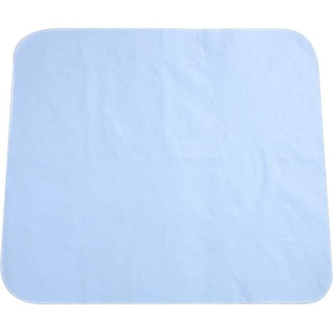 Coussin Incontinence Réutilisable Alèse Imperméable Tapis Absorbant Lavable pour Matelas sous-Matelas Imperméable pour Enfants, Adultes, Personnes âgées, 75 x 86 cm, Bleu (1/5)