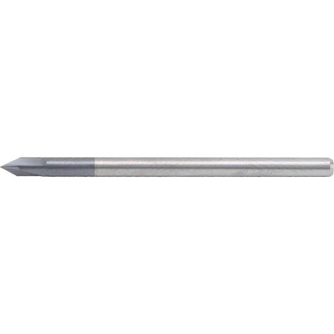 Fasenfräser, 3 Schneiden, 60°-Fräser, Wolframstahl, CNC-Fräs- und Polierfräser, D3 x 60°