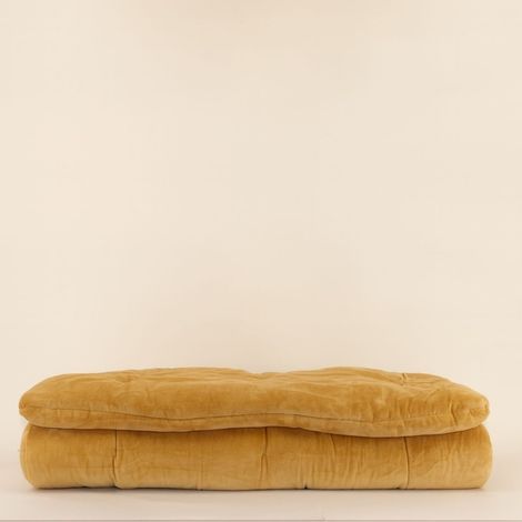 Edredon en velours de coton 80x200cm (1/4)
