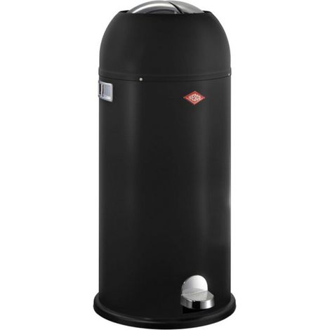 Wesco Mülleimer Kickmaster Maxi schwarz matt (1/4)
