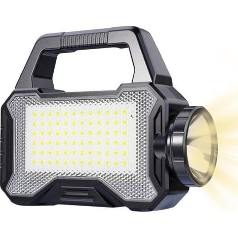 Torcia a energia solare, torcia a LED, energia solare, torcia, luce stroboscopica, attrezzatura di sopravvivenza, impermeabile e ricaricabile con 3 modalità di interruzione di corrente, escursionismo, (1/5)
