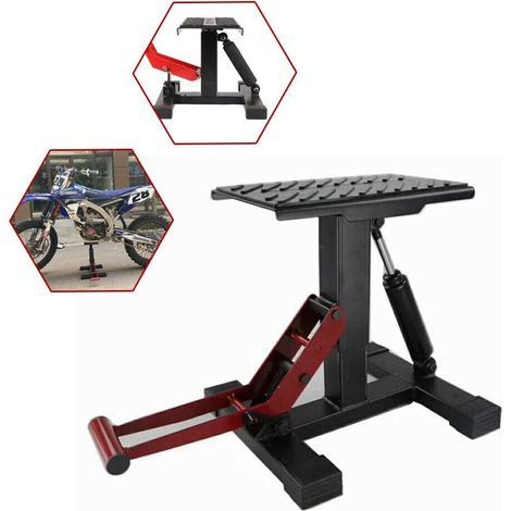 Taburete de reparación de la plataforma de elevación del moto, utilizado para reparar motos todoterreno, taburete de aparcamiento hidráulico