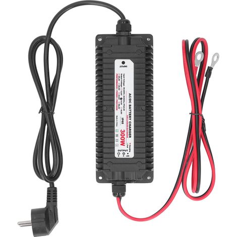 Chargeur de batterie au Lithium 90-265V entrée AC 43.8V sortie DC 6,7A étanche pour prise Lifepo4 EU