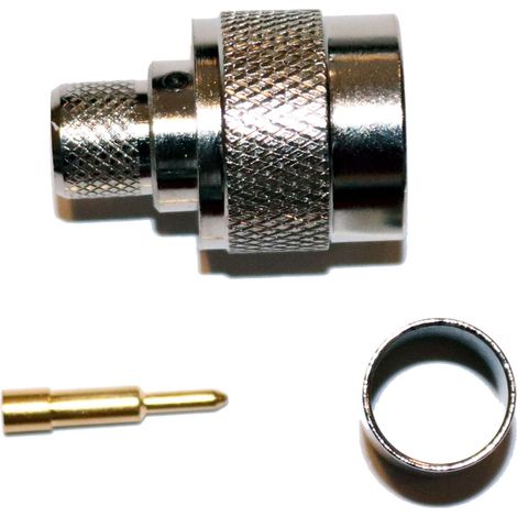 Conector N a RG213, H1000, RF10 engarzado