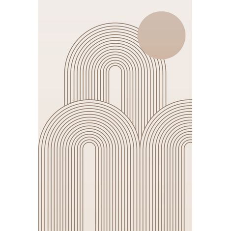 Papier peint panoramique - Boho - 325 cm x 487 cm (1/2)