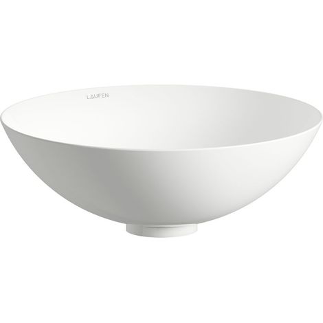 LAUFEN Classic Lavabo, redondo, sin agujero para grifo, sin (1/2)